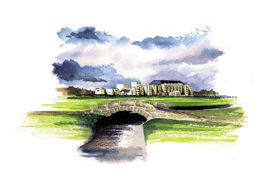 St Andrews Swilken Burn Gordon White Art