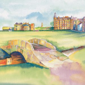 18th Hole St Andrews Watercolour