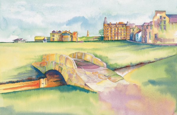 18th Hole St Andrews Watercolour